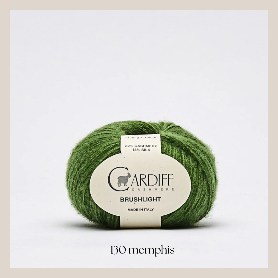 CARDIFF Cashmere Brushlight 138m/25g in 20 Farben