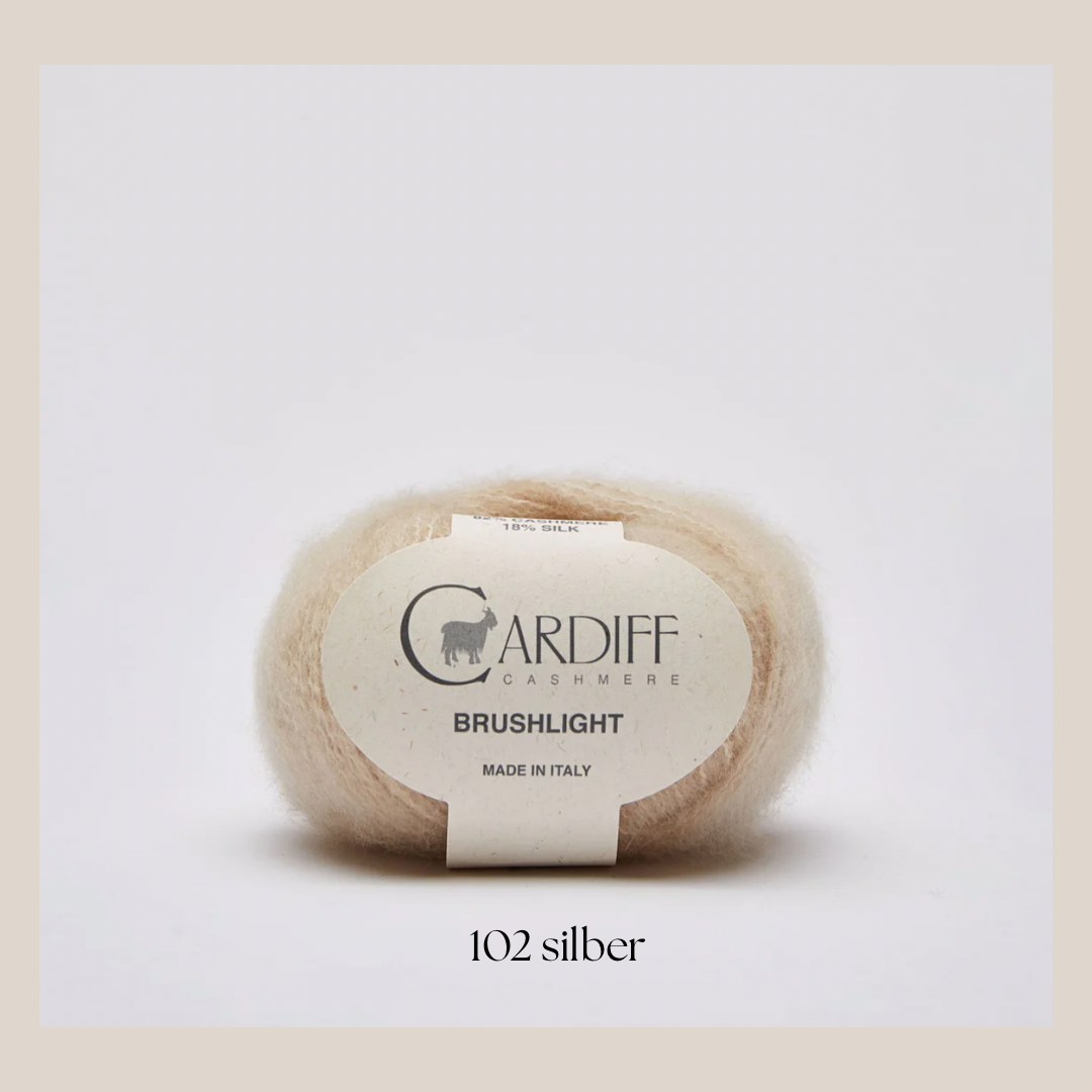 CARDIFF Cashmere Brushlight 138m/25g in 20 Farben