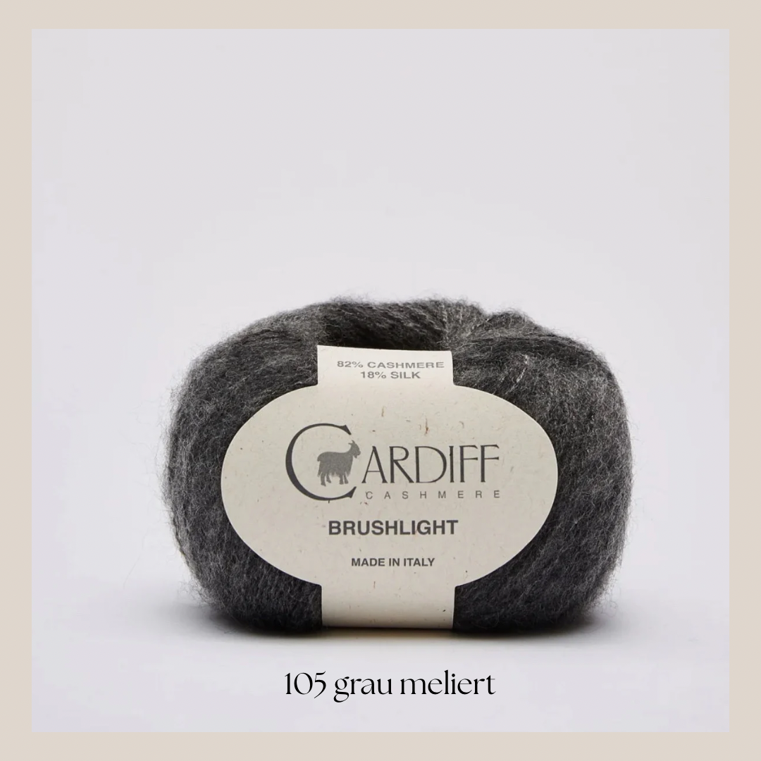 CARDIFF Cashmere Brushlight 138m/25g in 20 Farben