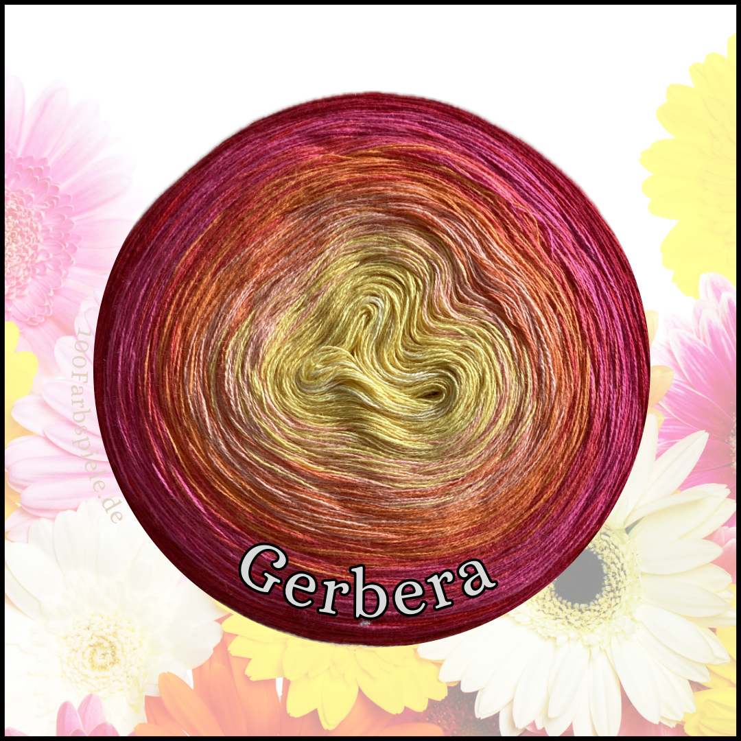 GERBERA  Classic&PREMIUM Bobbel * Sommer 26 * - 100Farbspiele