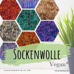 Lade das Bild in den Galerie-Viewer, 100Farbspiele  * Sockenwolle / Strumpfwolle &lt;br&gt;vegan ohne Wolle * limitiert *&lt;br&gt; 4 neue Farben!
