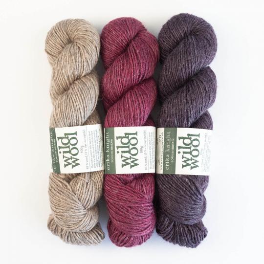 Erika Knight Wild Wool 10 Farben  170m/100g