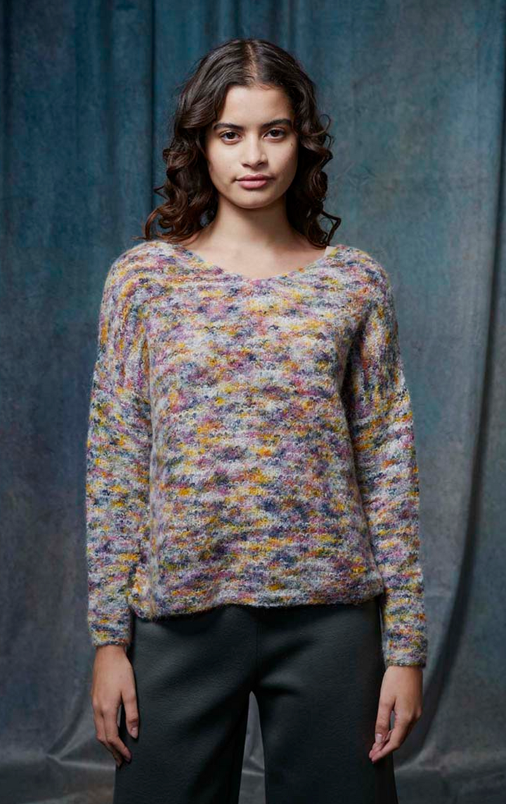 Langyarns PUNTO 64 MUSE aktuelle Wintermode 2024 Anleitungen - 100Farbspiele