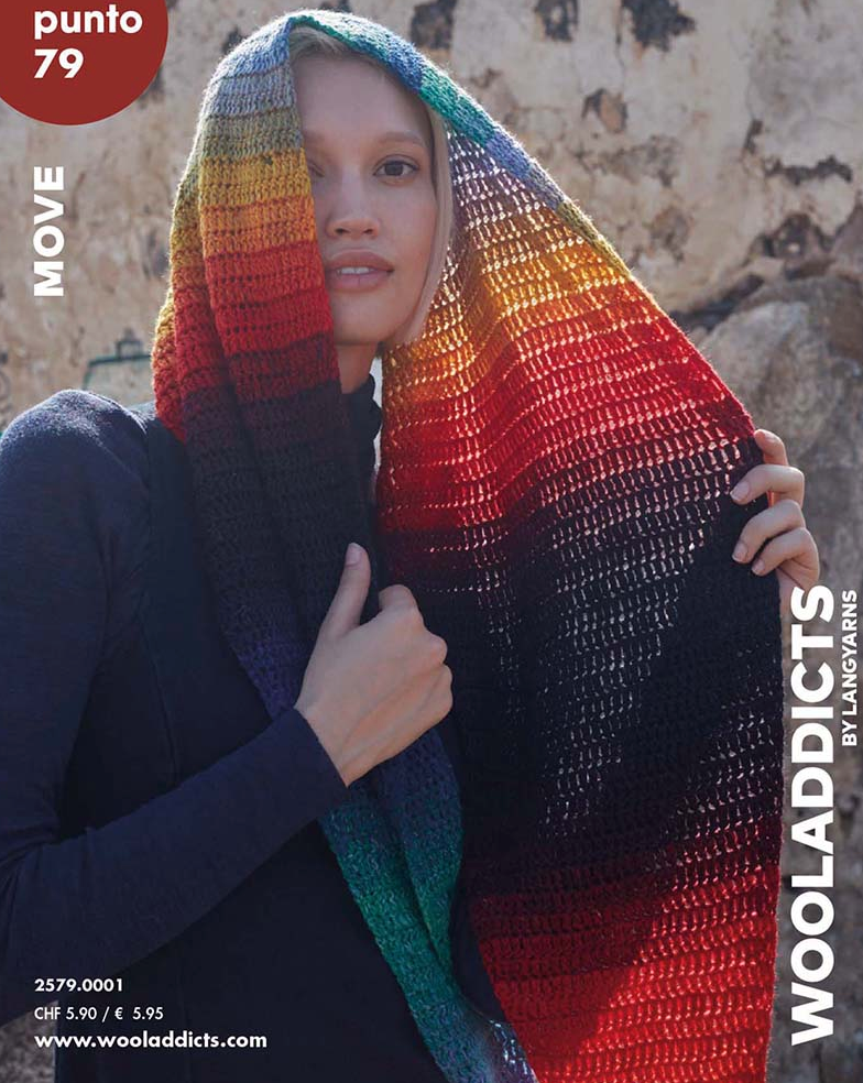Langyarns PUNTO 79 MOVE aktuelle Wintermode 2024 Anleitungen - 100Farbspiele