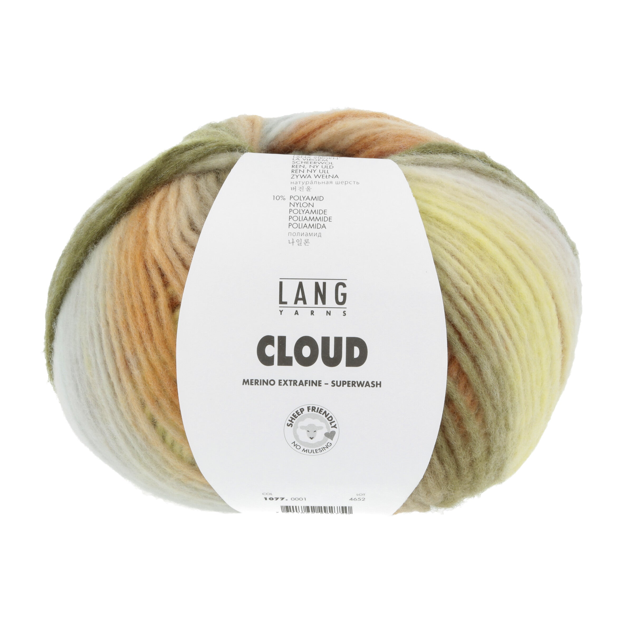 LANGYARNS Cloud weiche Merinowolle Multicolor
