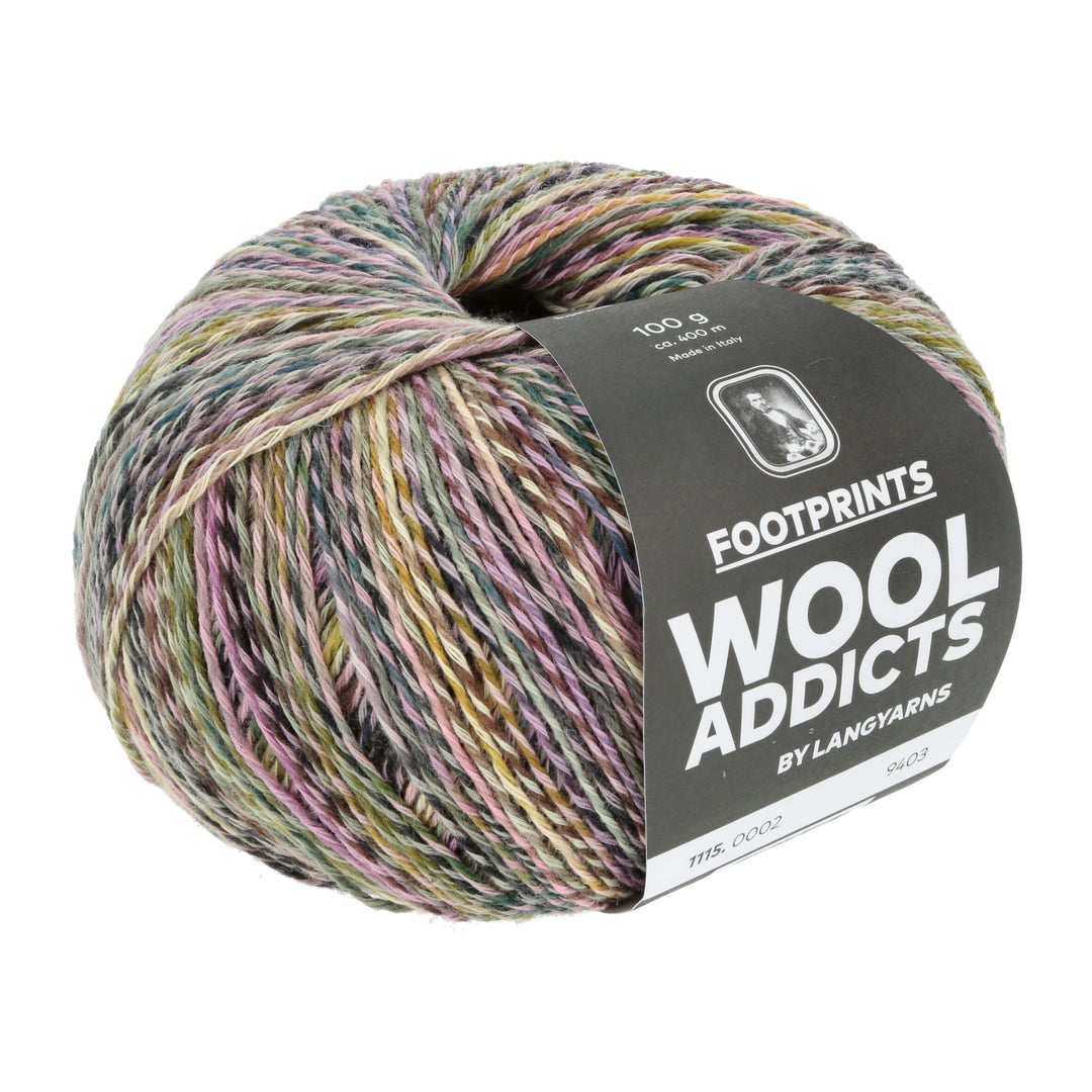LANGYARNS Wooladdict FOOTPRINT Neu 22/23  Sockenwolle - 100Farbspiele