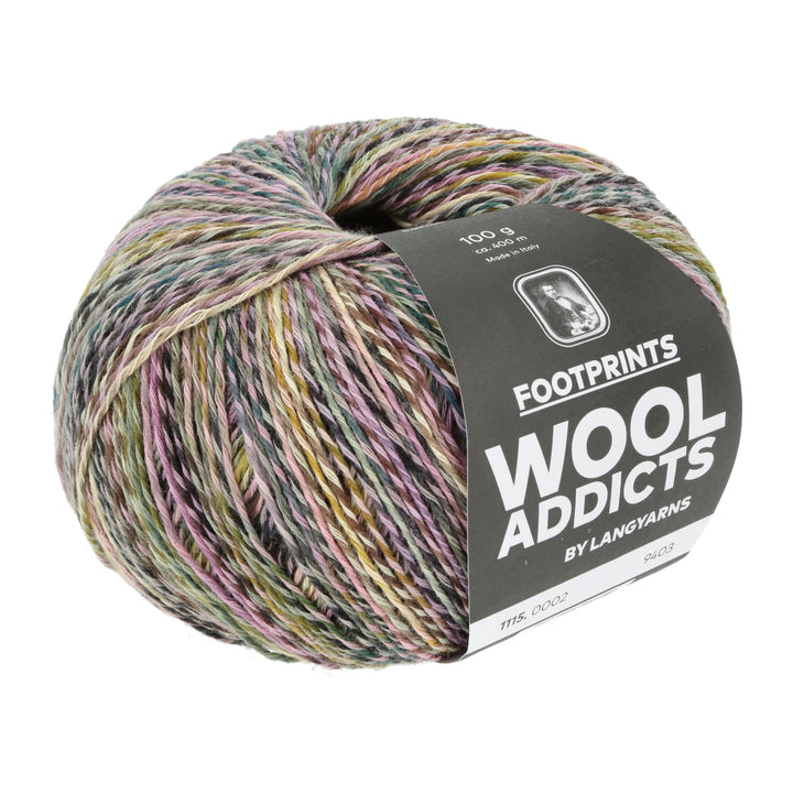 LANGYARNS Wooladdict FOOTPRINT Neu 22/23  Sockenwolle - 100Farbspiele