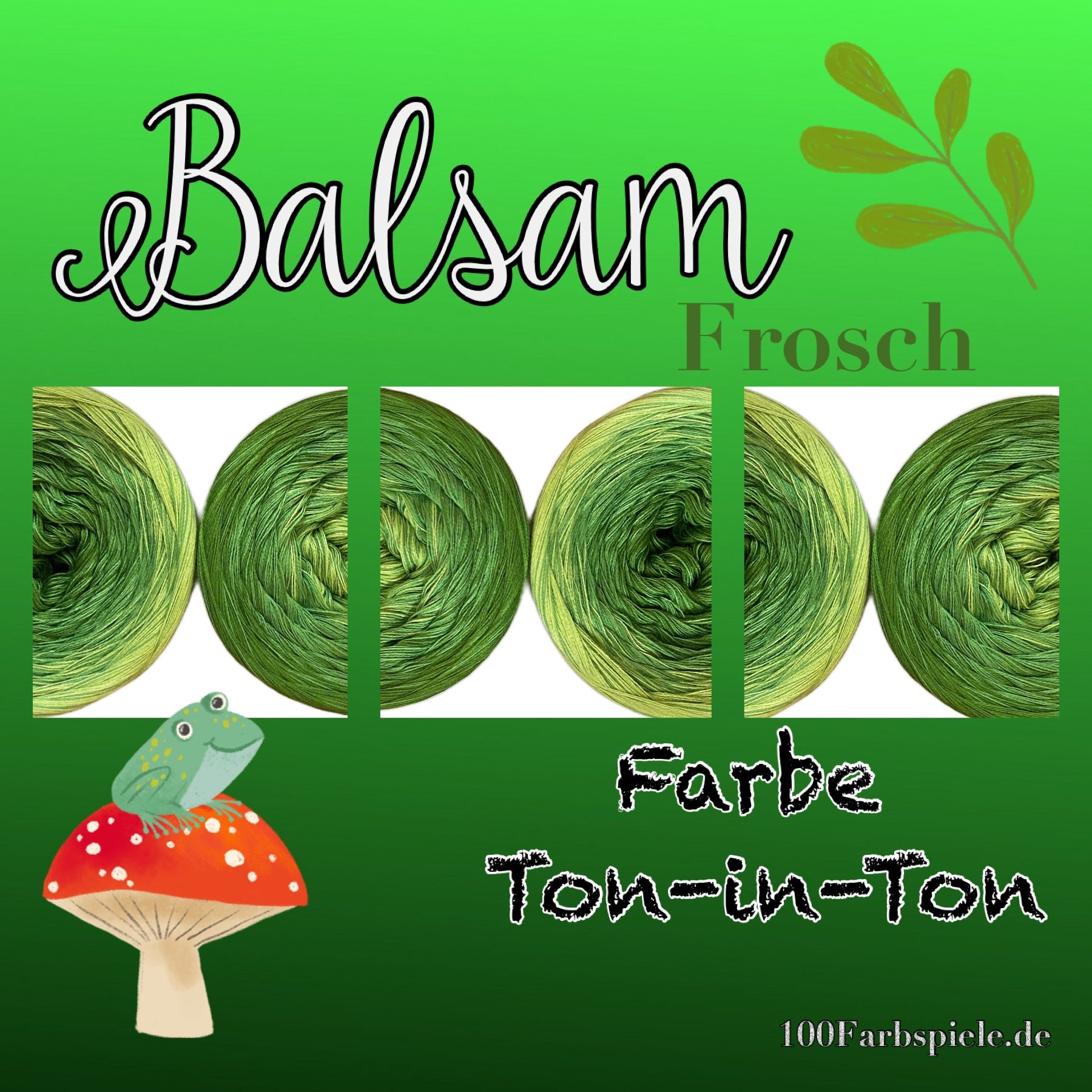100Farbspiele  Classic&PREMIUM  BALSAM * Frosch *