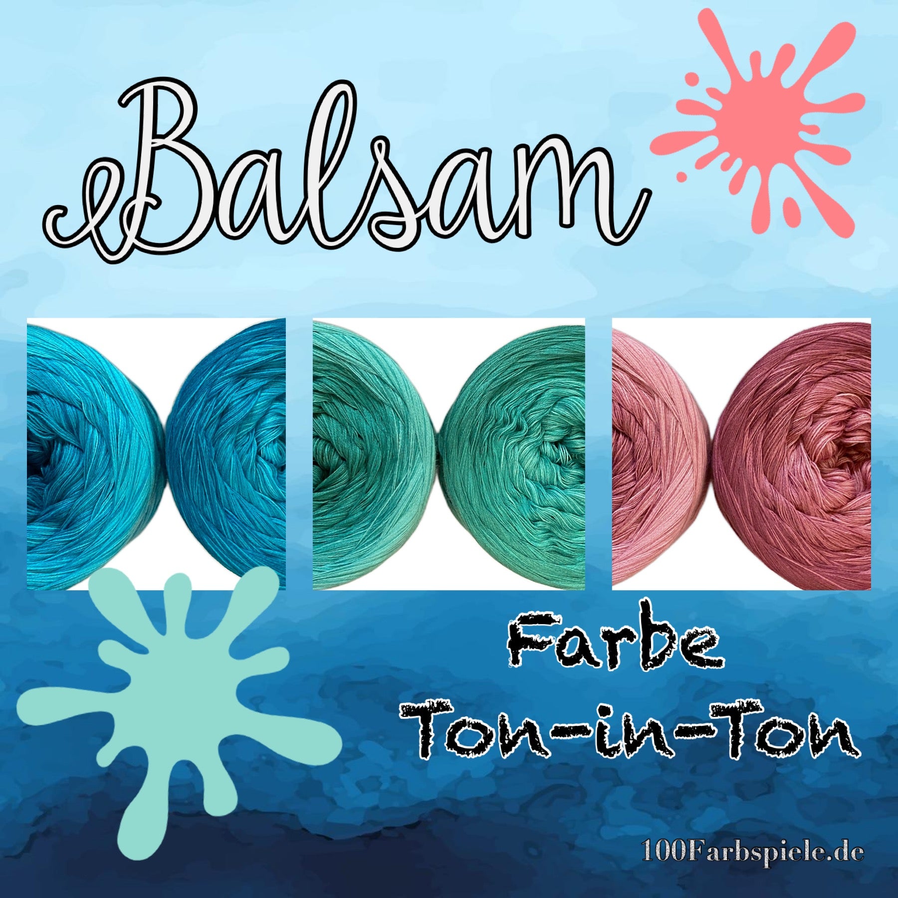 100Farbspiele  Classic&PREMIUM BALSAM * Taubenblau *