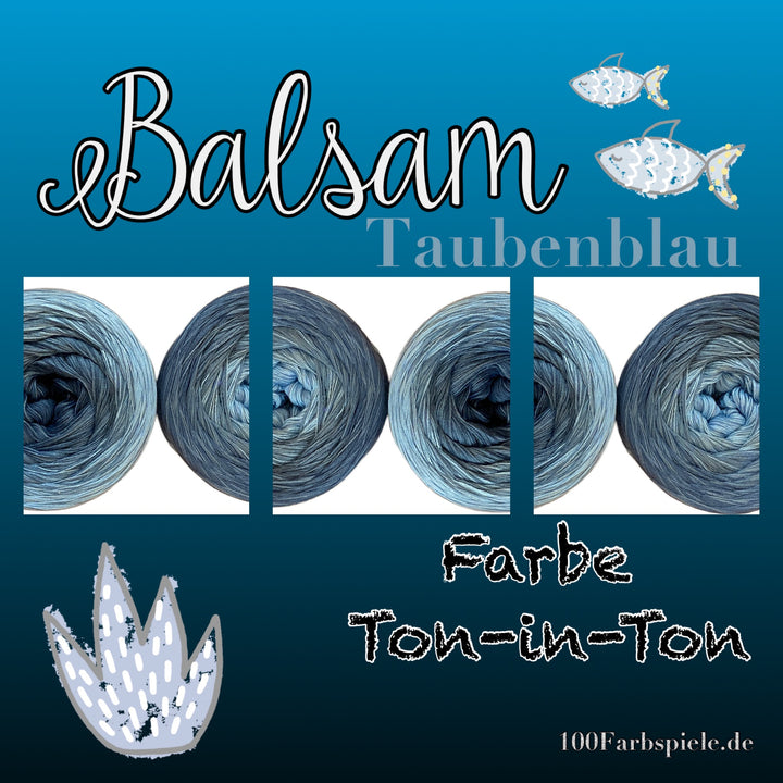* BALSAM TAUBENBLAU * Unikat Classic&PREMIUM - 100Farbspiele