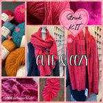 Lade das Bild in den Galerie-Viewer, Das Strick KIT zur Schal-Stola   * Cute&amp;Cozy * - mit Anleitung
