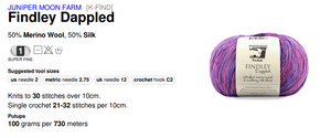 Juniper Moon Findley Color Merino/Seide 730m/100g