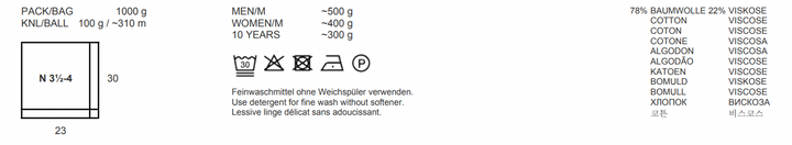 LANGYARNS Paradise Sommer 2023 - 100Farbspiele
